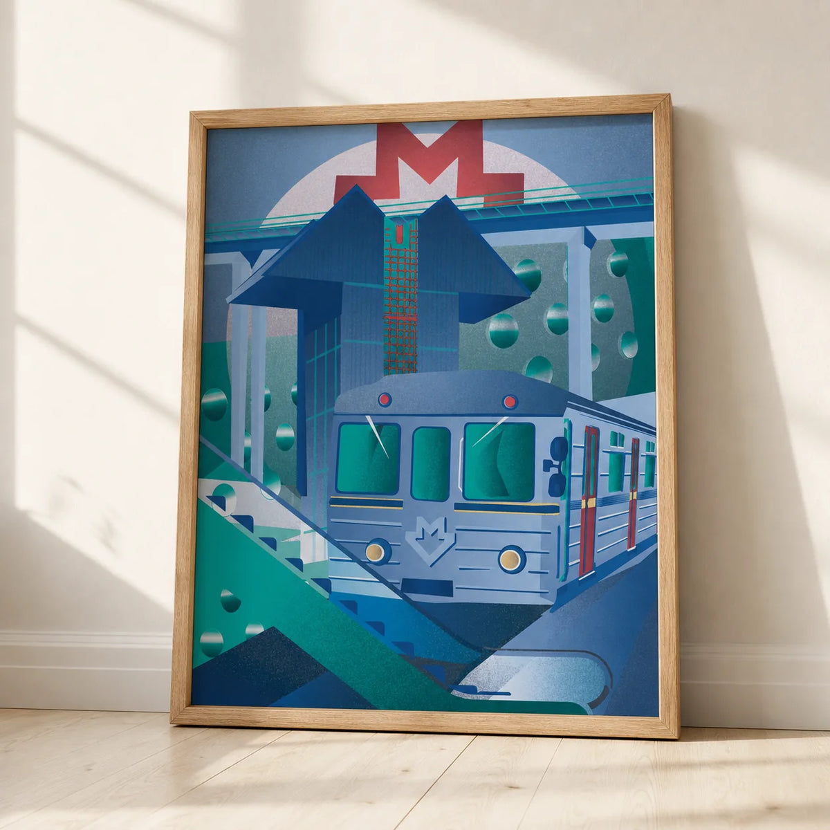 Metropoli – autorský tisk, městská železnice | A4, A3, A6